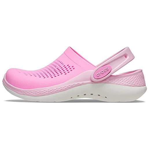 Crocs lite. Ride 360 clog k, zoccoli, taffy pink/ballerina pink, 29/30 eu
