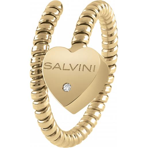 Salvini anello minimal pop in oro giallo con diamante