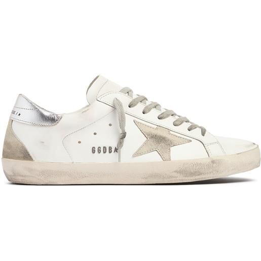 GOLDEN GOOSE sneakers super star in pelle e camoscio