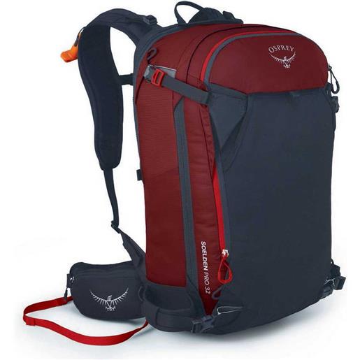 Osprey soelden pro e2 airbag 32l backpack rosso, nero