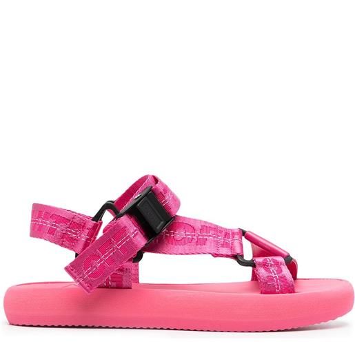 Off-White sandali con stampa - rosa