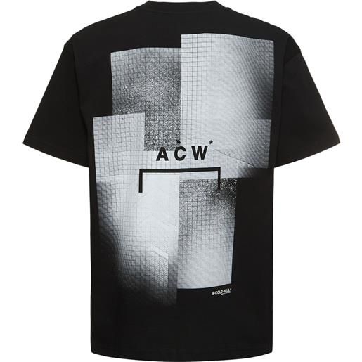 A-COLD-WALL* t-shirt brutalist in jersey di cotone con stampa