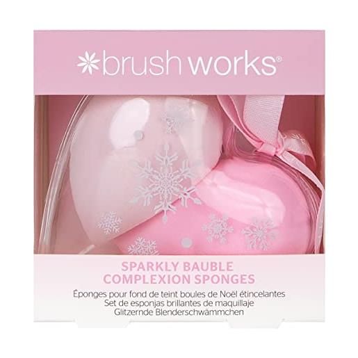 Brushworks sparkly bauble complexion sponges (pack of 2)