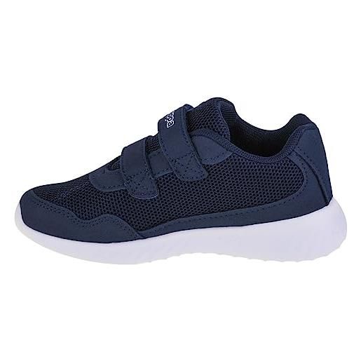 Kappa cracker ii k scarpe da corsa unisex - bambini e ragazzi, blu (navy/white), 29 eu