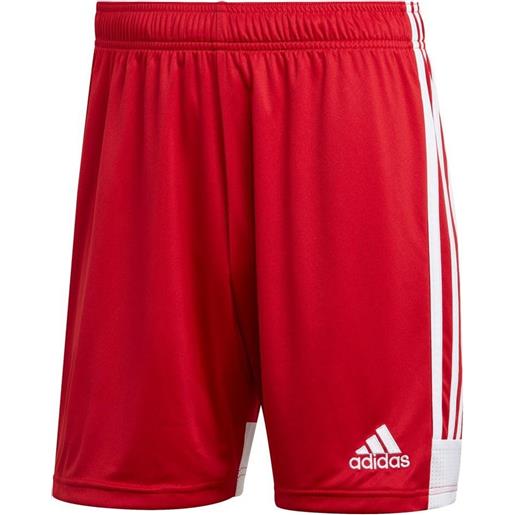 Pantaloncini calcio shorts uomo adidas tastigo 19 rosso poliestere aeroready dp3681