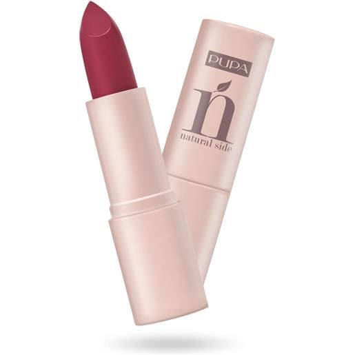 Pupa milano natural side lipstick 010 cherry red