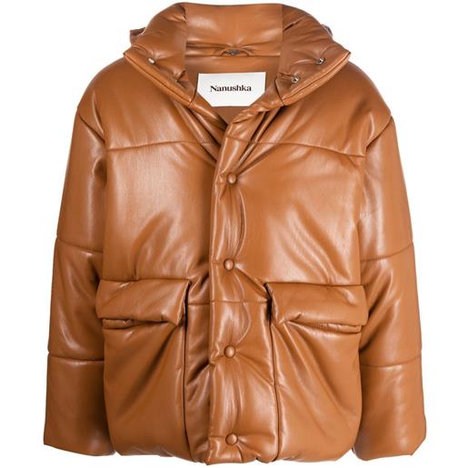 Nanushka giacca con cappuccio - marrone