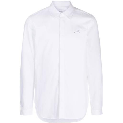 A-COLD-WALL* camicia bracket con logo - bianco