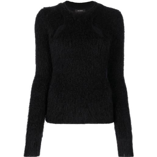 ISABEL MARANT maglione con dettaglio cut-out alford - nero