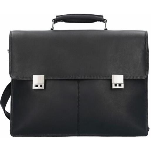 Harold's country briefcase ii pelle 41 cm scomparto per computer portatile nero