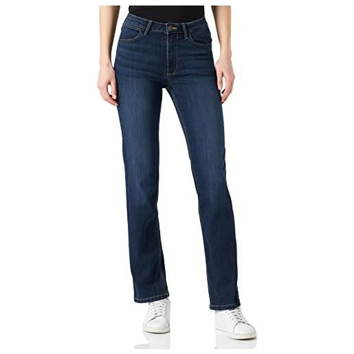 Wrangler straight jeans, blu (rocky), 38w / 34l donna