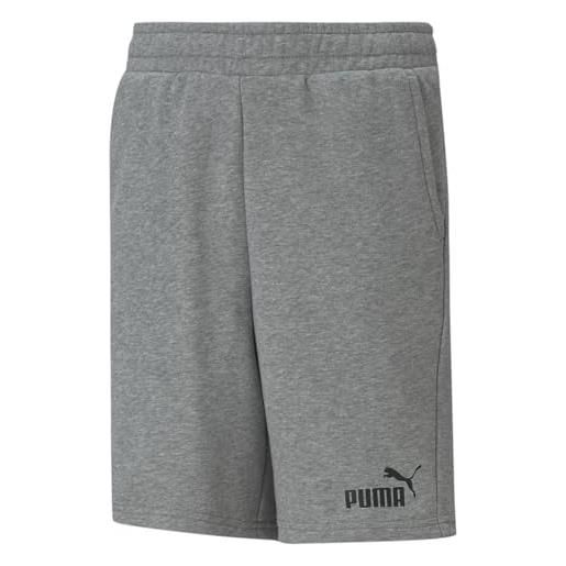 PUMA ess sweat shorts b, pantaloncini in maglia boy's, grigio erica, 4-5y