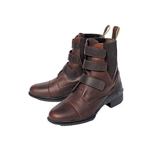 Rhinegold boot brown, elite montana-stivali da paddock in velcro, 3 (36), colore: marrone unisex-adulto, size 3 (eu36)