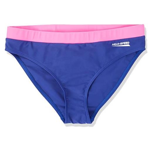 Aqua-Speed slip da donna swim suit 5908217663924 fiona, rosa fluo/blu royal, taglia 40