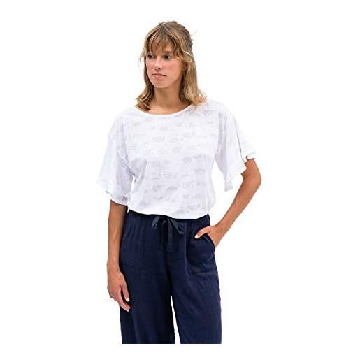 Oxb. Ow m1tania - maglietta da donna, donna, oxv916222, bianco, xs