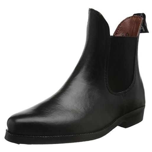 HKM, jodhpurgummistiefel -soft/weit- mit elastikeinsatz, stivali da equitazione, uomo, nero, 40 eu