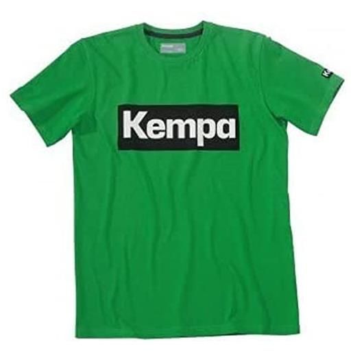 Kempa fansport24 t-shirt promo, maglietta da uomo, verde, s