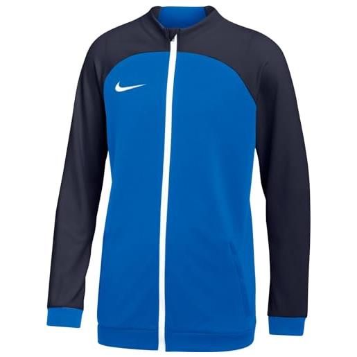 Nike y nk df acdpr trk jkt k giacca, bianco/blu royal/ossidiana, 8-10 anni unisex-bambini e ragazzi