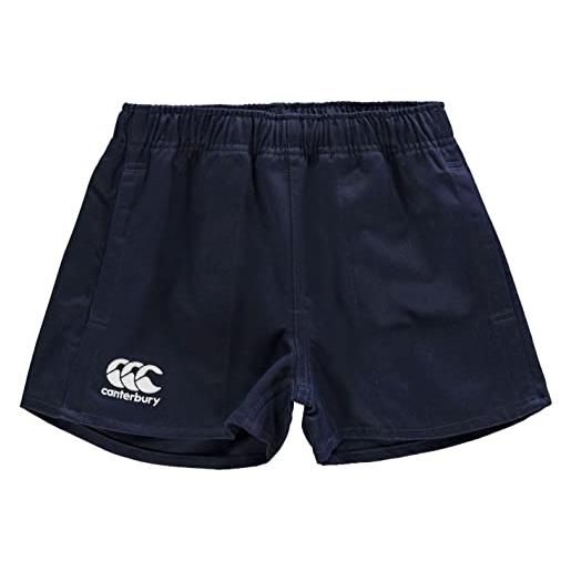 Canterbury advantage - pantaloncini da rugby da ragazzo, bambino, pantaloncini, e723487989, nero, 6 (22-23 inches)