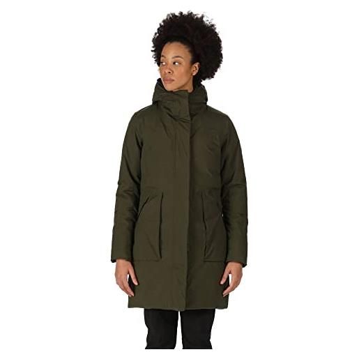 Regatta yewbank ii giacca impermeabile isolante, donna, verde (cachi scuro), 3xl