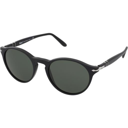 Persol po3092sm 901431 | occhiali da sole graduati o non graduati | prova online | unisex | plastica | panthos | nero | adrialenti