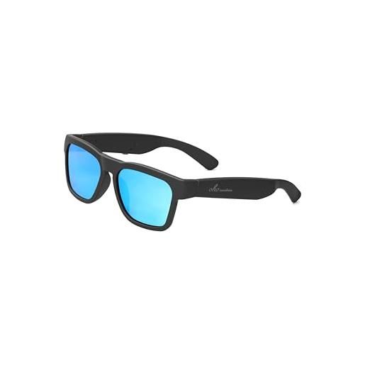 OhO sunshine water resistant audio sunglasses, fashionable bluetooth sunglasses to listen music and make phone calls, uv400 polarized lens