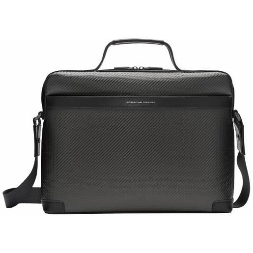 Porsche Design carbon briefcase 38 cm scomparto per laptop nero
