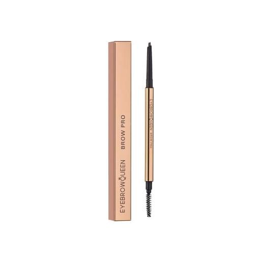 Eyebrowqueen brow pro dual-ended eyebrow pencil - rich brown