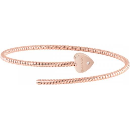 Salvini bracciale minimal pop in oro rosa con diamante