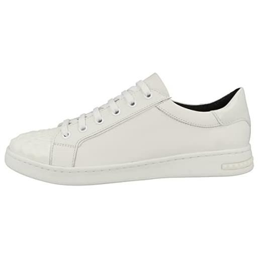 Geox d jaysen d, sneakers donna, bianco (off white), 39 eu