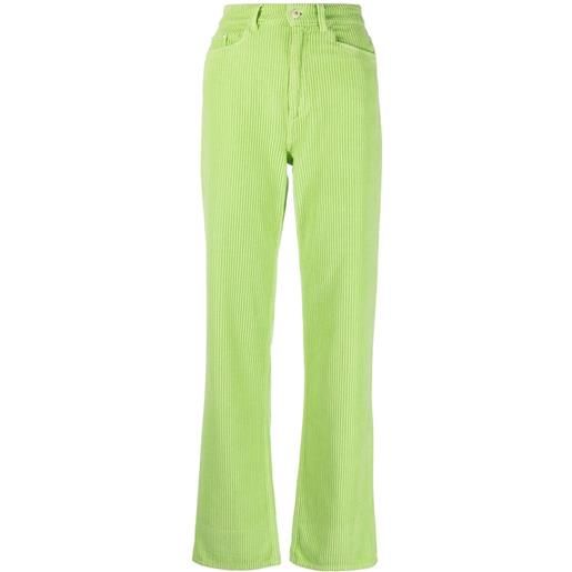 Wandler pantaloni a coste - verde