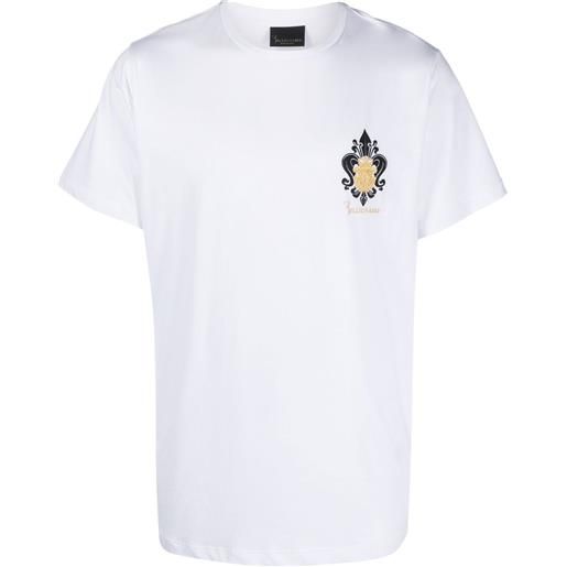Billionaire t-shirt con logo - bianco
