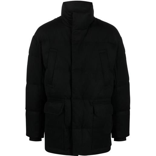 Emporio Armani piumino a collo alto - nero