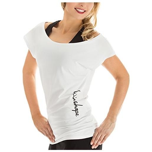 Winshape winston hape wtr12 maglietta da donna per danza e tempo libero, donna, damen dance-shirt wtr12 freizeit fitness workout, bianco, xl