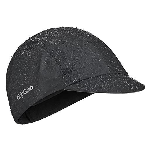 GripGrab aquashield, berretto impermeabile per bicicletta, protezione antipioggia, ciclismo cappuccio, nero, m/l unisex-adulto