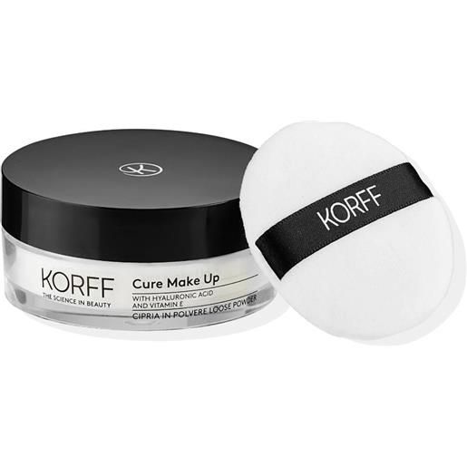 KORFF Srl korff cipria in polvere perfezionante 12.8g - cipria trasparente per un make-up duraturo
