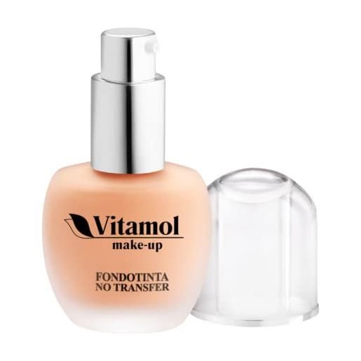 Vitamol make up fondotinta liquido viso no transfer lunga tenuta - 30 ml (camel)
