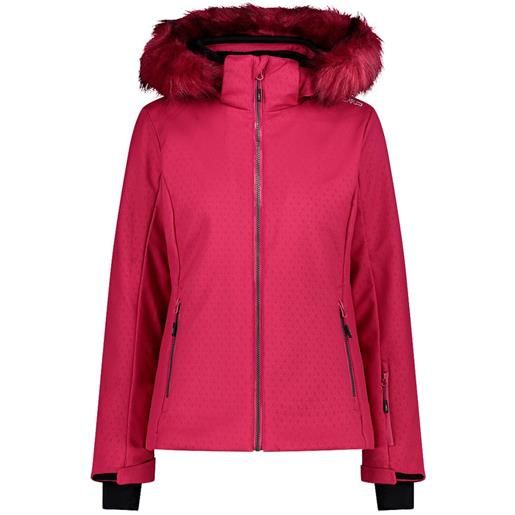 Cmp zip hood 31w0196f jacket rosso 2xs donna