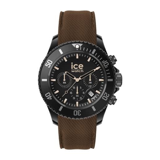 Ice-watch - ice chrono black brown - orologio nero da uomocon cinturino in silicone - chrono - 020625 (large)