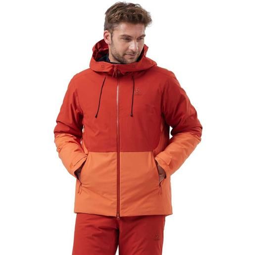 Odlo ski bluebird s-thermic jacket arancione s uomo