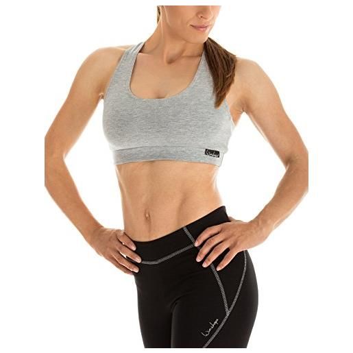 Winshape donna fitness tempo libero sport - reggiseno bustino wvr1, donna, fitness freizeit sport bh bustier, grigio, xs