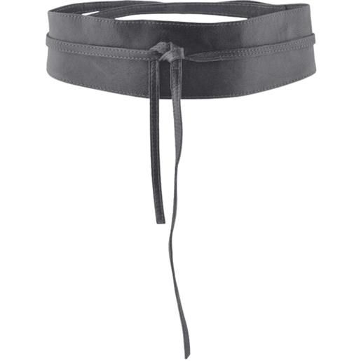 PIECES vibs leather tie waist belt cintura donna