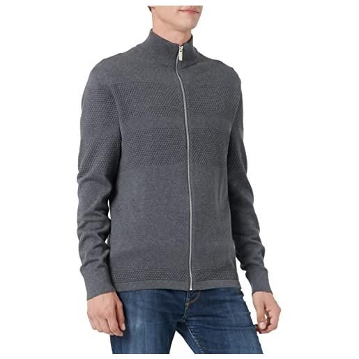 SELECTED HOMME slhmaine ls knit cardigan w noos maglione, zaffiro scuro, m uomo