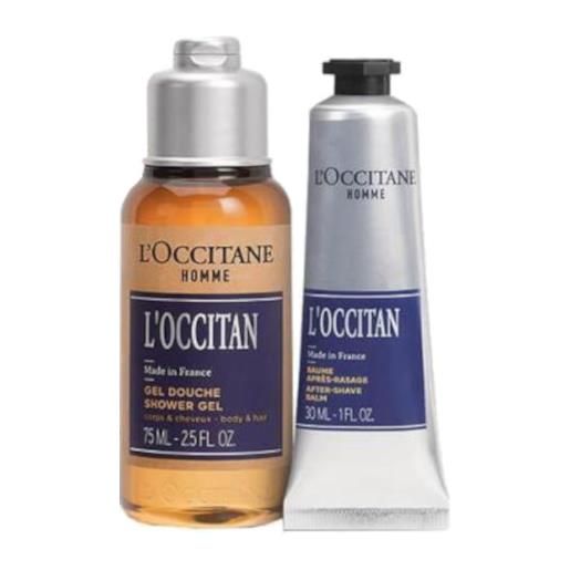 L'Occitane en Provence l'occitane homme kit 75 ml gel doccia + 30 ml balsamo dopobarba