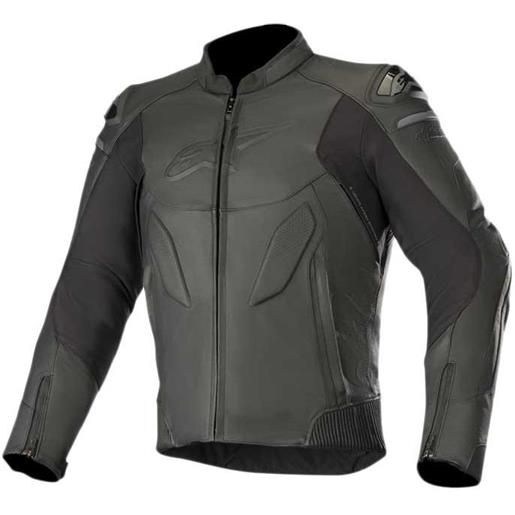 Alpinestars caliber leather jacket grigio 56 uomo