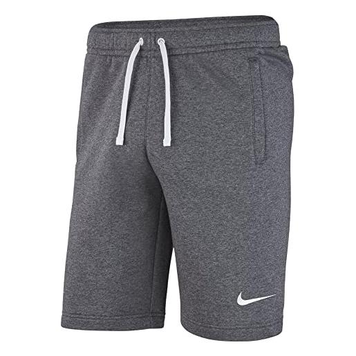 Nike cw6932-063 cotone park 20 jr pantaloncini unisex dk grey heather l