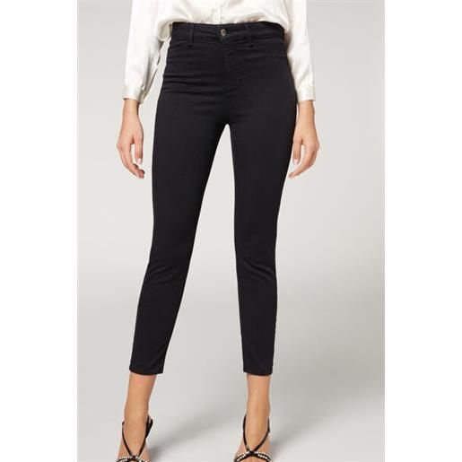 Calzedonia jeans skinny termico soft touch nero