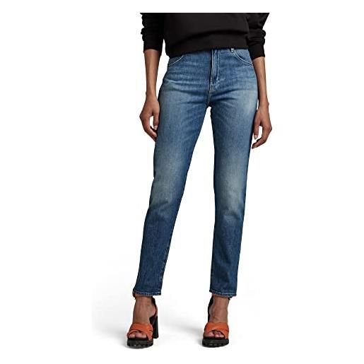 G-STAR RAW women's virjinya slim jeans, blu (faded santorini d21078-c911-c767), 27w / 30l