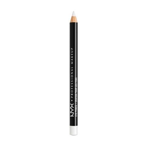 NYX Professional Makeup slim eye pencil eyeliner in crema 1 g tonalità 906 white