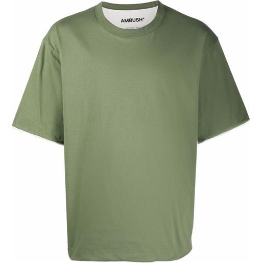 AMBUSH t-shirt a girocollo - verde